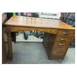 Antique oak desk.