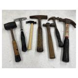 Vintage Antique Hammers Mallet Brick Claw Ball Pee