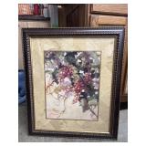 Framed art print of the watercolor painting