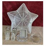 8 Pc. Pressed Glass Salt And Pepper Shakers