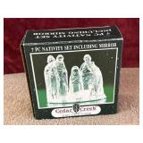 Cedar Creek glass  Nativity  set