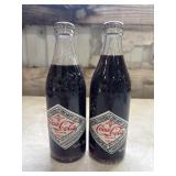 2 Vintage 10 fl. oz. Coca-Cola commemorative