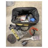DEWALT Tool Bag alongside several common workshop