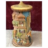 vintage candle made by Gunter Kerzen hand-carved