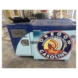 Craftsman tool chest, custom-modified. The