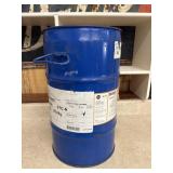 Blue drum of Waxilit 22-74 table lubricant Empty.