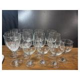 Vintage Bohemia Crystal "Claudia" pattern clear