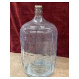 Vintage 5-gallon glass water jug