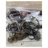Bag of costume jewelry.
