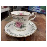 Vintage Royal Dover Bone China Teacup and Saucer