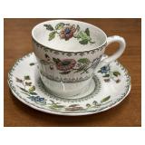 2 pc. vintage Crown Staffordshire fine bone china