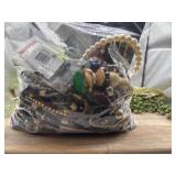 Mystery bag full of costume jewelry.
