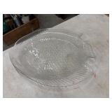 Vintage Arcoroc France Poisson Clear Glass Fish