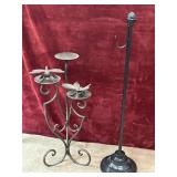 4 pc. vintage multi-tier wrought iron