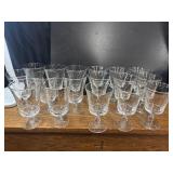 Set of 17 Fostoria "Century" Pattern, Water