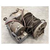 Vintage Electric Recovery Winch Steel Cable
