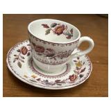2 pc. vintage Crown Staffordshire fine bone china