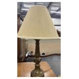 "Vintage Stiffel Style Heavy Brass Table Lamp