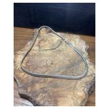 925 sterling silver omega collar necklace.