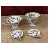 4 pc. vintage Mitterteich Bavaria porcelain