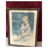 Bessie Pease Gutmann. Chuns framed artwork