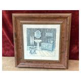 C. Winterle Olson framed artwork
