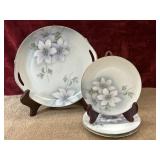 4 pc. Zeh Scherzer & Co. (Z.S. & Co hand-painted