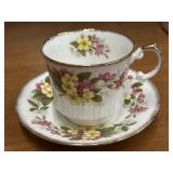 2 pc. Royal Dover fine bone china tea cup and