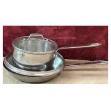 2 pc. Emeril sauce pan and skillet.