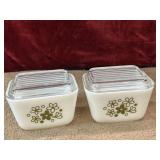 Vintage Pyrex 501 small refrigerator dishes