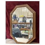 Vintage  octagonal wall mirror