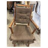 Vintage Colonial-style Cricket chair.