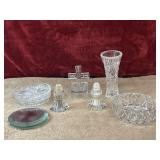 10 pc. Bundle : glass coasters, shakers, cross