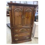 Solid wood Chifferobe, armoire media cabinet.