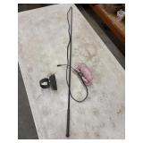 Vintage painted concrete (cement) pig doorstop,