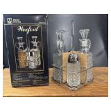 Vintage Anchor Hocking Wexford 7-Piece Condiment