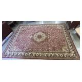 Very large, traditional Persian-style area rug,