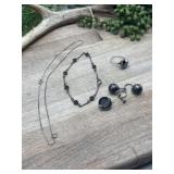 Sterling silver jewelry. Marked .925.