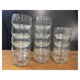 14 piece Mid-century modern style stackable