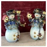 2 pc. vintage Home Interiors resin and metal