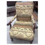 Vintage Lexington Furniture armchair features an