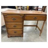 Vintage Early American-style maple writing or