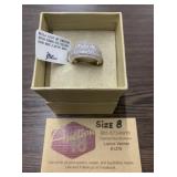 Bella Luce 2.06 CTW Round Eterno Yellow Band Ring