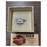 Bella Luce Rhodium Over S/S Ring Set of 3