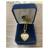 Cross and Heart Necklace - The Danbury Mint