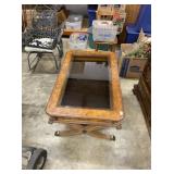 Glasstop Coffee Table with Drawer