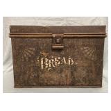 Vintage Tin Metal Bread Box