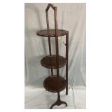 Vintage 3-Tier Folding Pie Stand