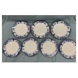 Flow Blue Dinner and Luncheon Plates