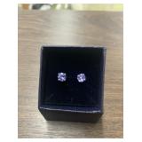 Tanzanite Anniversary Studs - Earrings